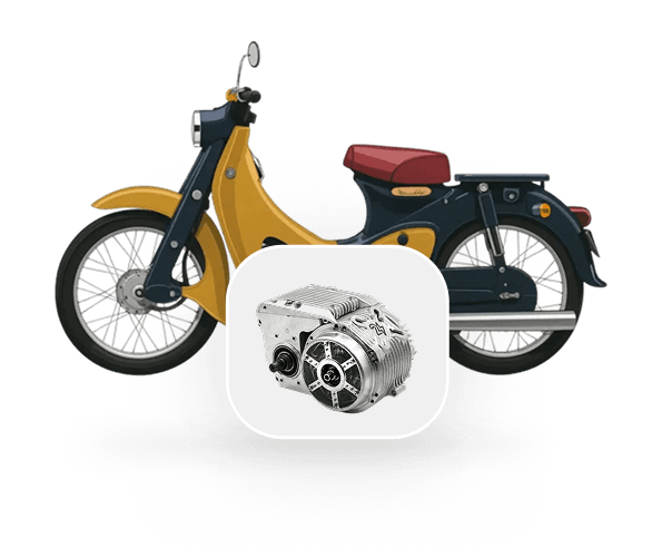 MID50 Umbaukit für Honda Cub (Reservierung)