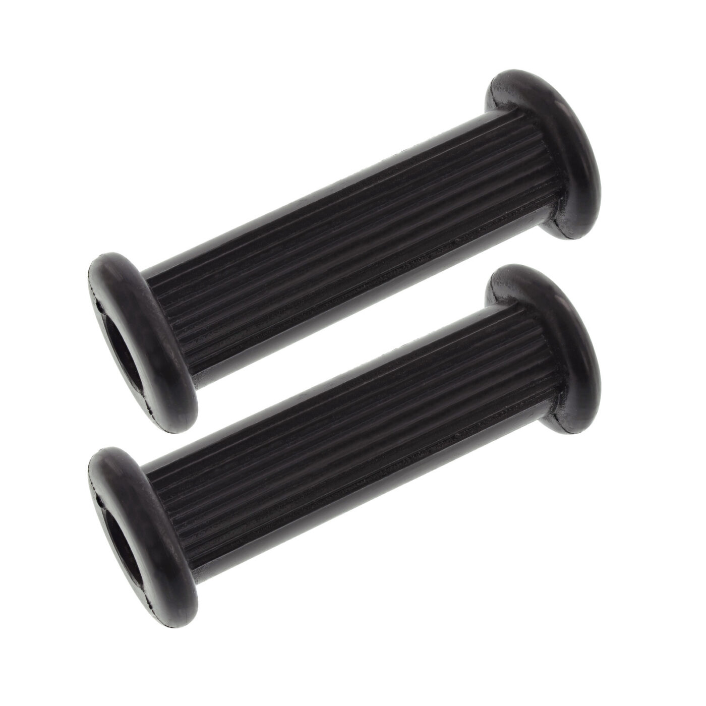 2x Fußrastengummis, alte Form, Mokick