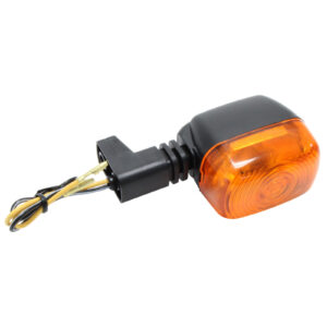 Eckige Blinkleuchte, schwarzer Körper und gelber Lichtaustritt - für S53, S83, SR50/1, SR80/1, XG, XC, XGE, XCE