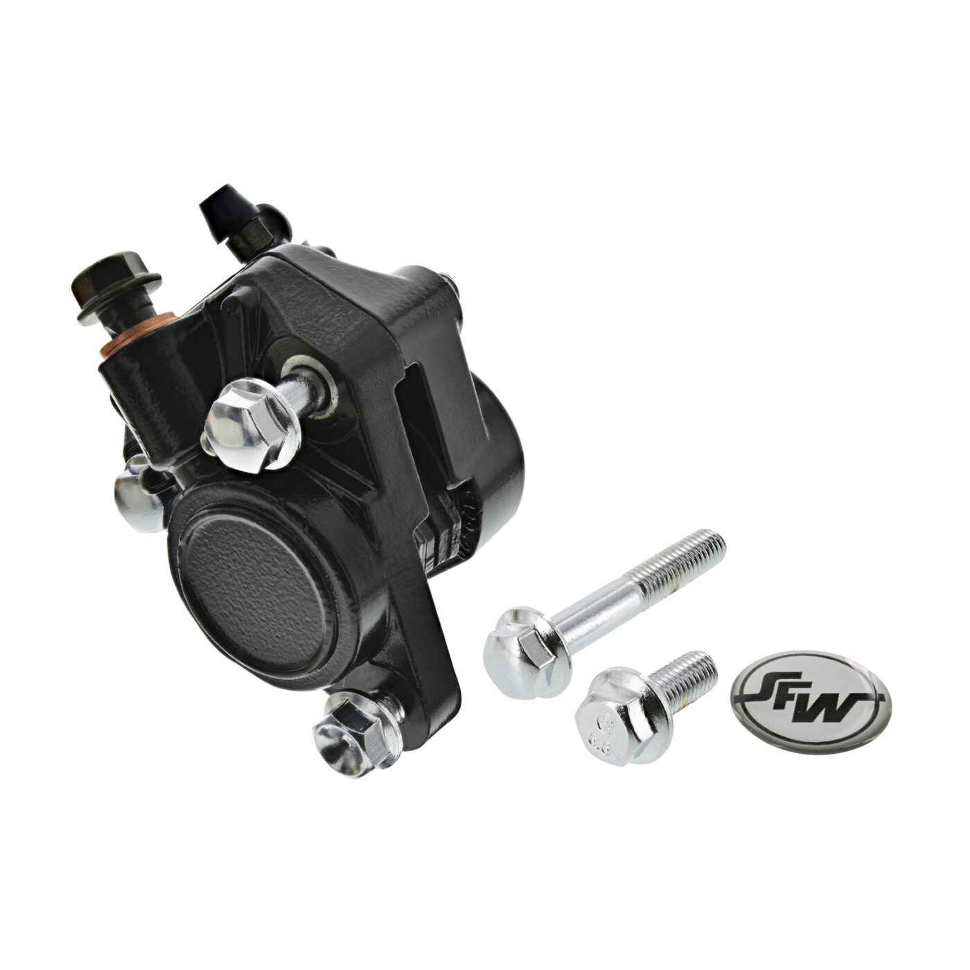 Bremssattel für Mokicks / Roller mit Scheibenbremse, inkl. Aufkleber SFW