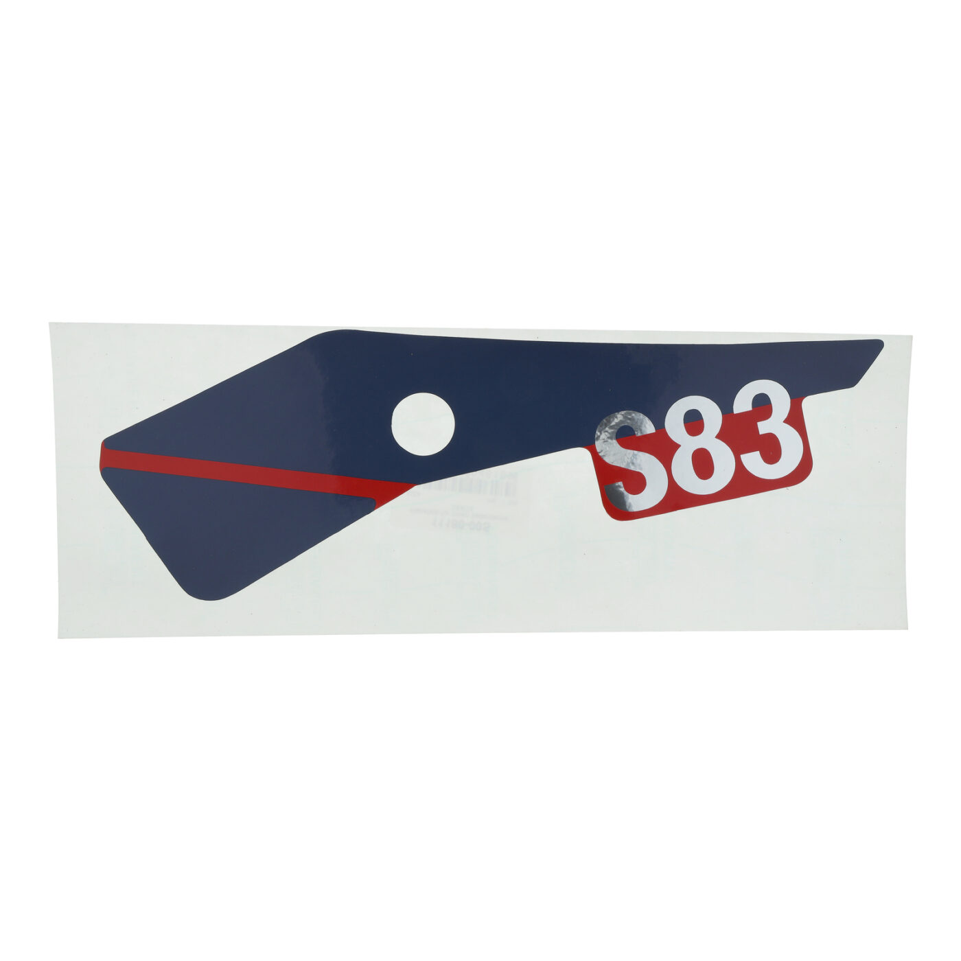 Klebefolie für linken Seitendeckel - S83CX