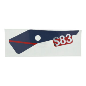 Klebefolie für linken Seitendeckel - S83CX