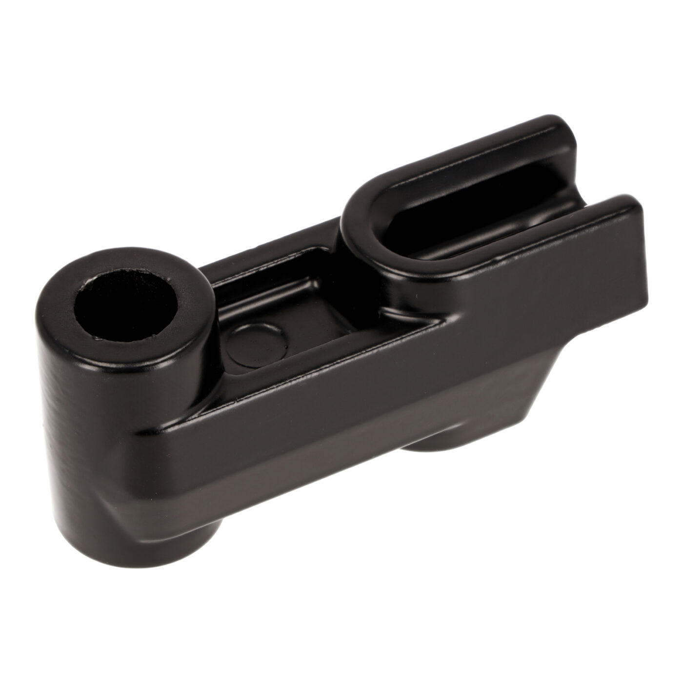 Distanzstück, hinten, Alu, schwarz PPB - Mokick / Roller