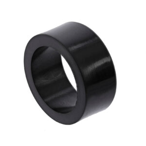 Distanzstück links (Kunststoff, schwarz) - für Lenker ø 22 mm - KR51, Vogelserie, passend für MZ