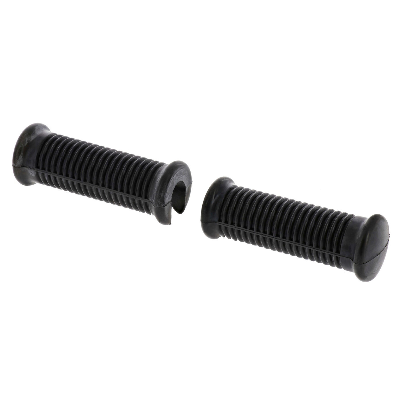 2x Fußrastengummis, alte Form - Motorrad