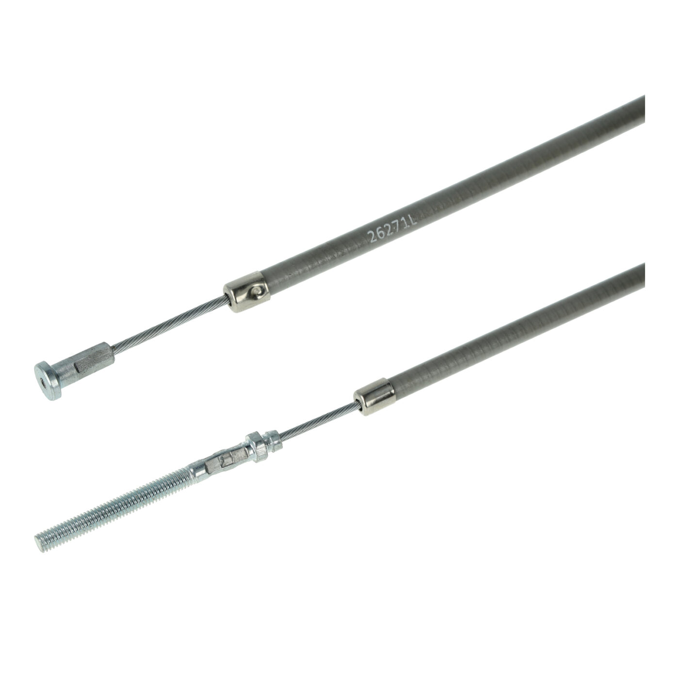 Bowdenzug, Fußbremse, für Aluguss-Bremsschild - silbergrau - KR50