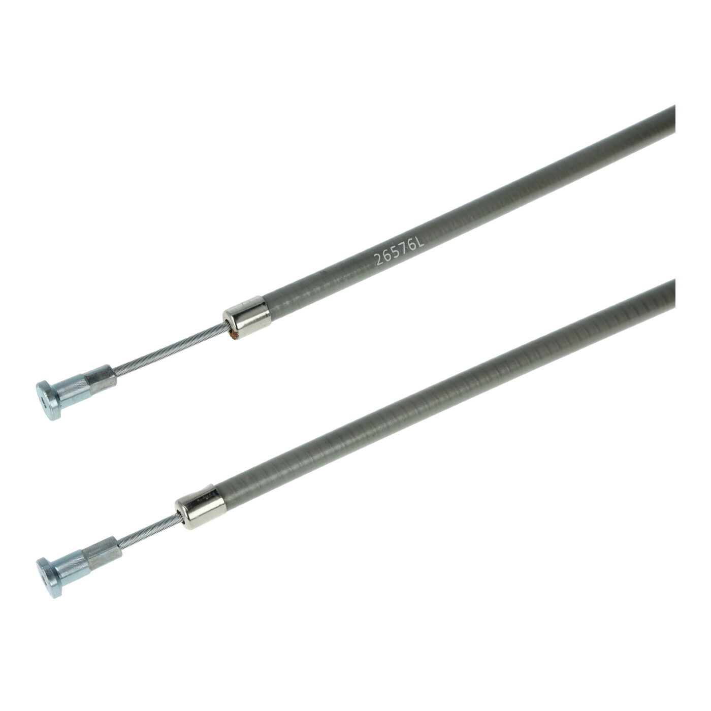 Bowdenzug, Fußbremse, für Blechbremsschild - silbergrau - KR50