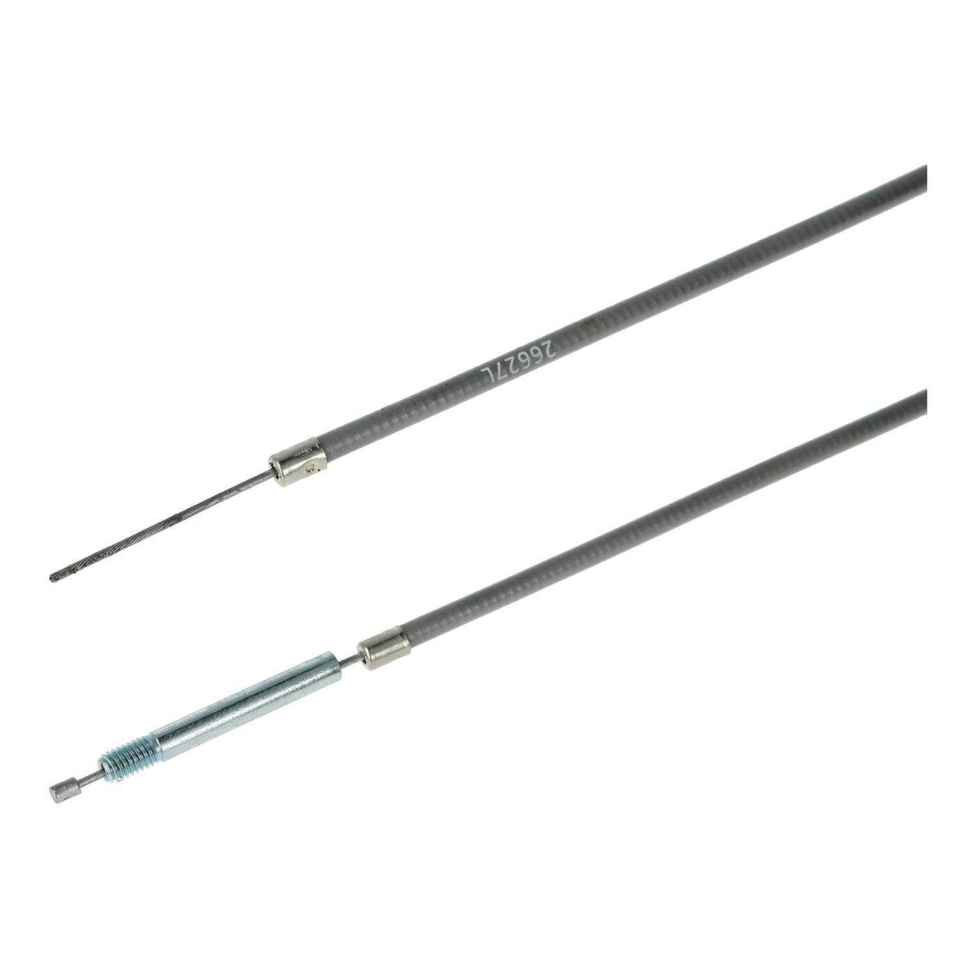 Bowdenzug, Starterklappe - silbergrau - KR50