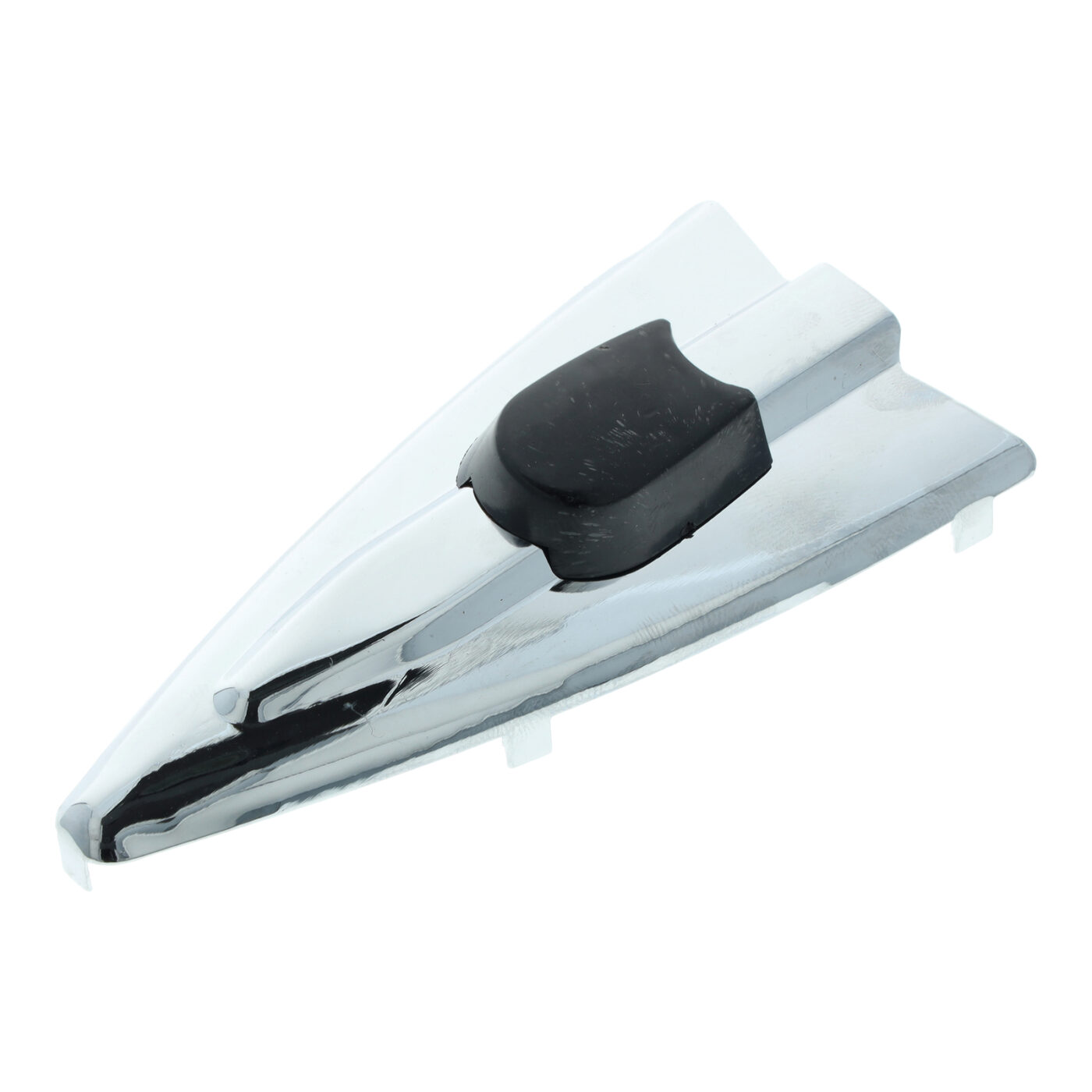 Abdeckkappe für Zündlichtschalter, spitze Form - Aluminium chromeffekt