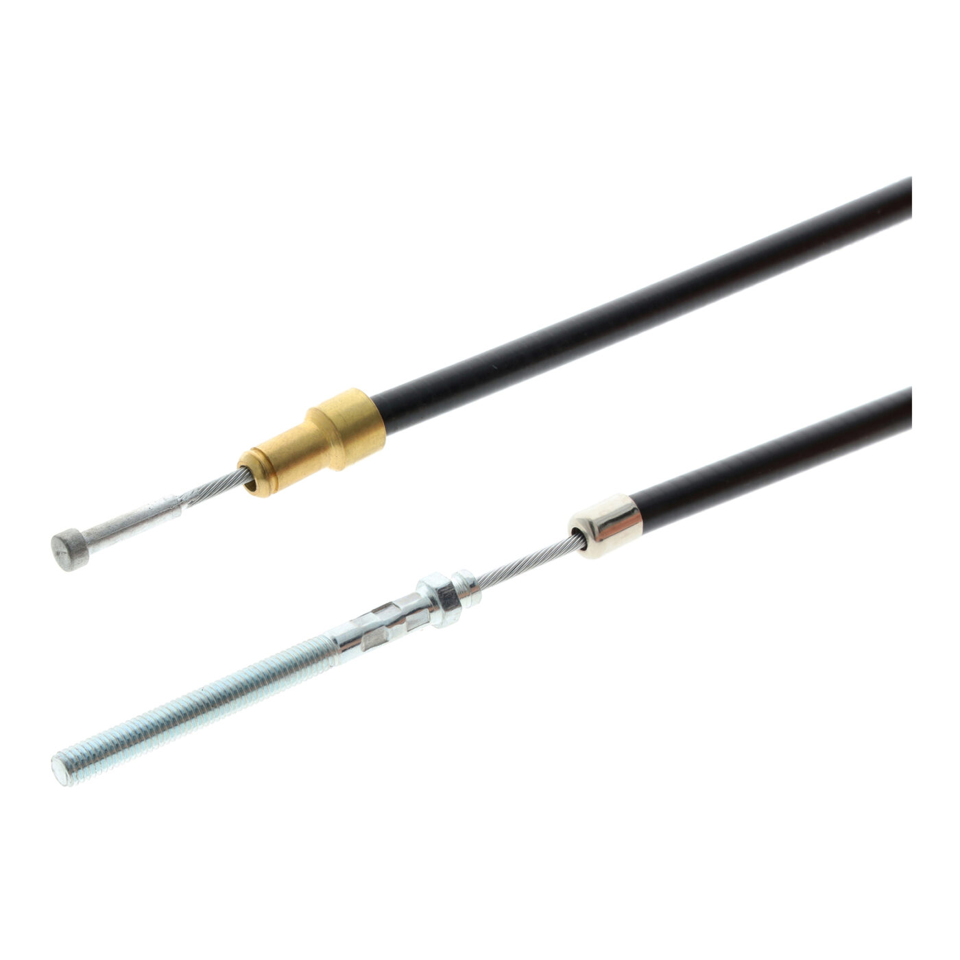 Bowdenzug, Hinterradbremse links  - schwarz - Duo 4/1, Duo 4/2
