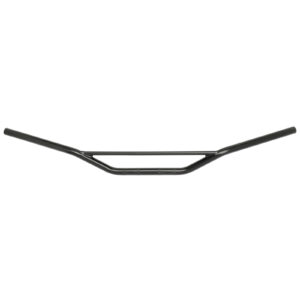 Cross-Lenkerrohr Tommaselli - schwarz, flach - mit Strebe - Breite ca. 86,5cm, Ø22mm