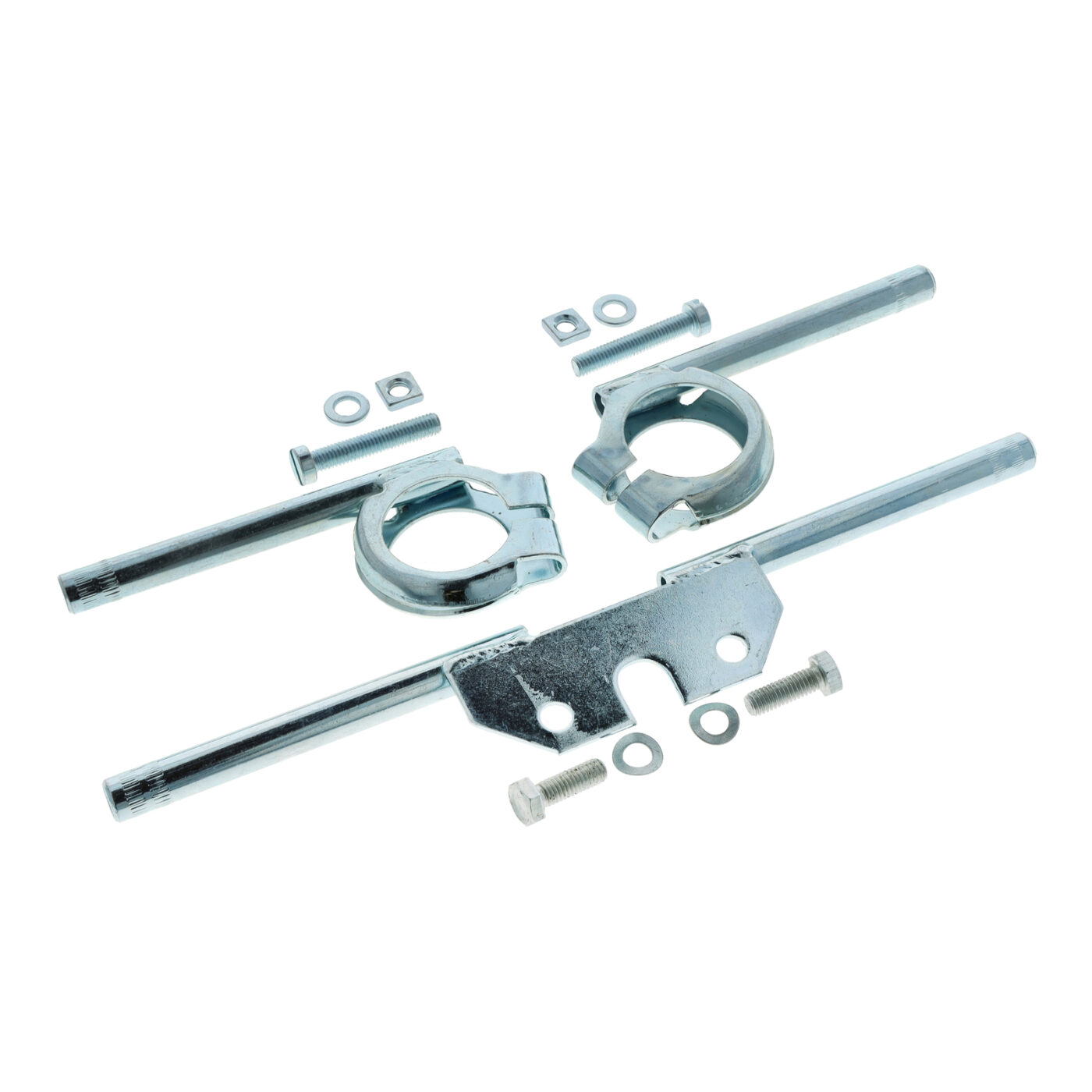 SET Blinkleuchtenträger vorn/hinten, verzinkt - Ø10mm - S51, S70