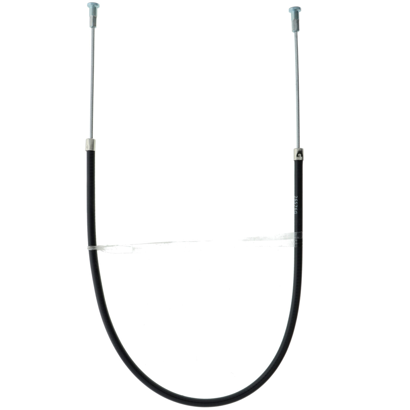 Set - 7x Bowdenzüge - schwarz - KR50 - FL Gas 42mm, mit Blechbremsschild