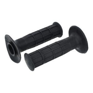SET Lenkergummi - Festgriff Ø22 mm + Gasdrehgriff Ø26 mm - schwarz