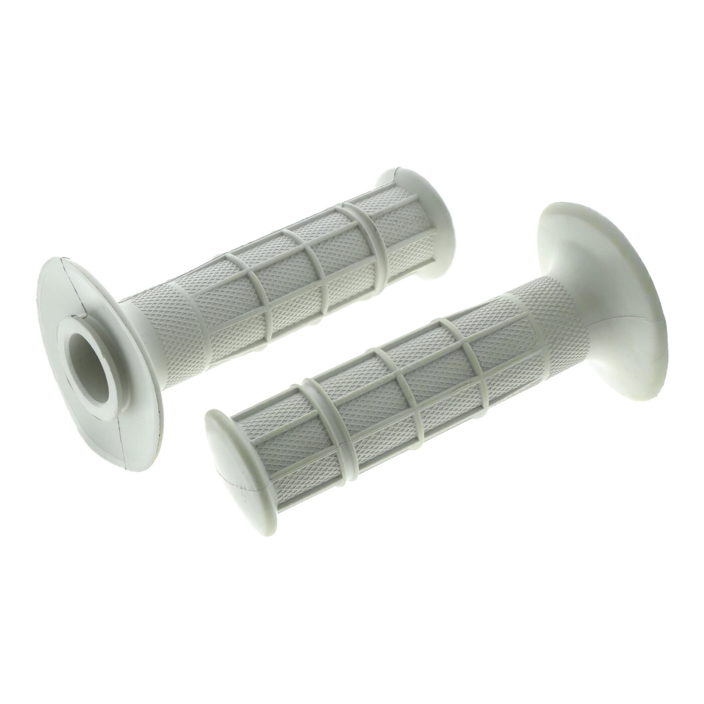 SET Lenkergummi - Festgriff Ø22 mm + Gasdrehgriff Ø26 mm - hellgrau
