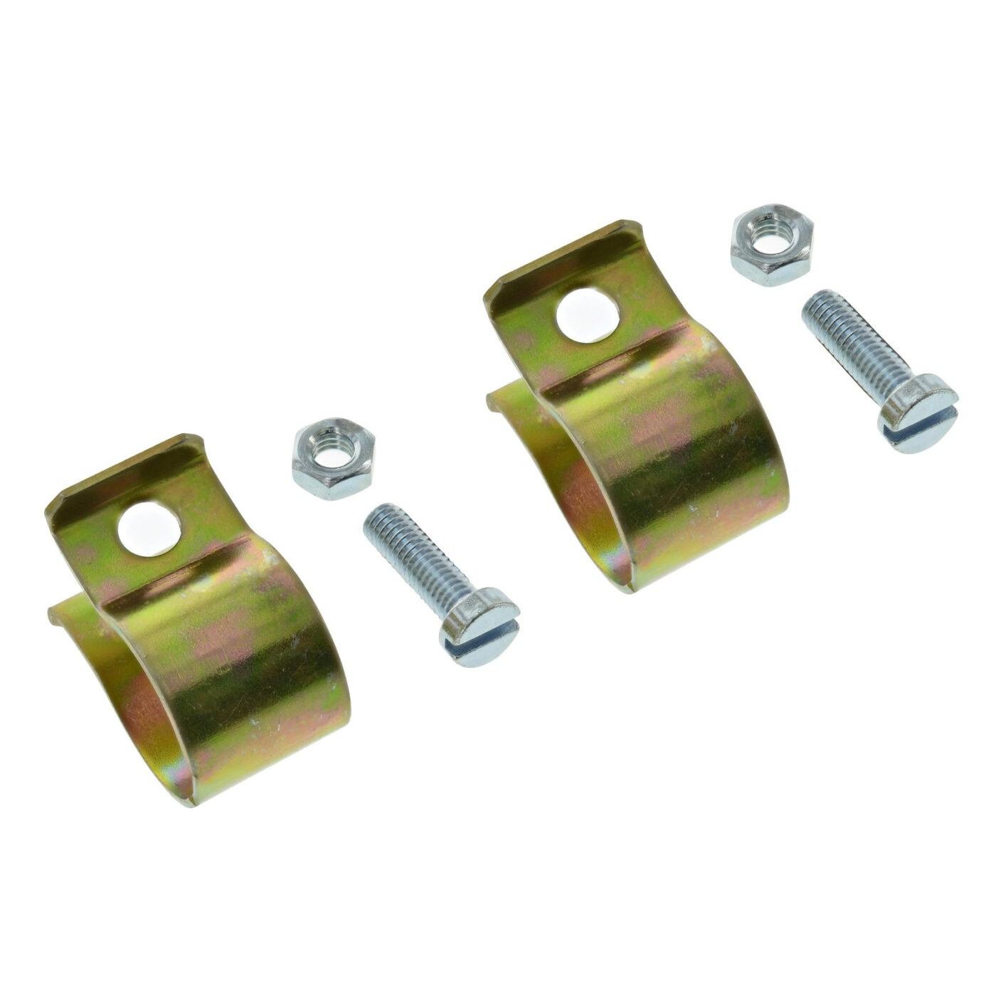 SET 2x Klemmschellen, verzinkt - für runde Blinkleuchte 8580.23