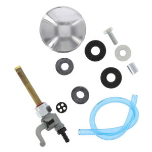 SET Zubehör, Anbauteile zum Kraftstofftank S51, S70 - Tankdeckel, Kraftstoffhahn, Lagergummis, Kleinteile