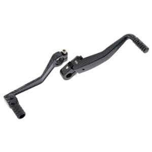 SET Kickstarterhebel + klappbaren Fußschalthebel - Farbe: carbon - für Enduro, Sport, Tuning