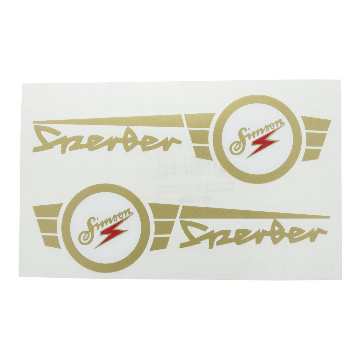 Set Klebefolien für Kraftstoffbehälter Sperber SR4-3 - rechts und links