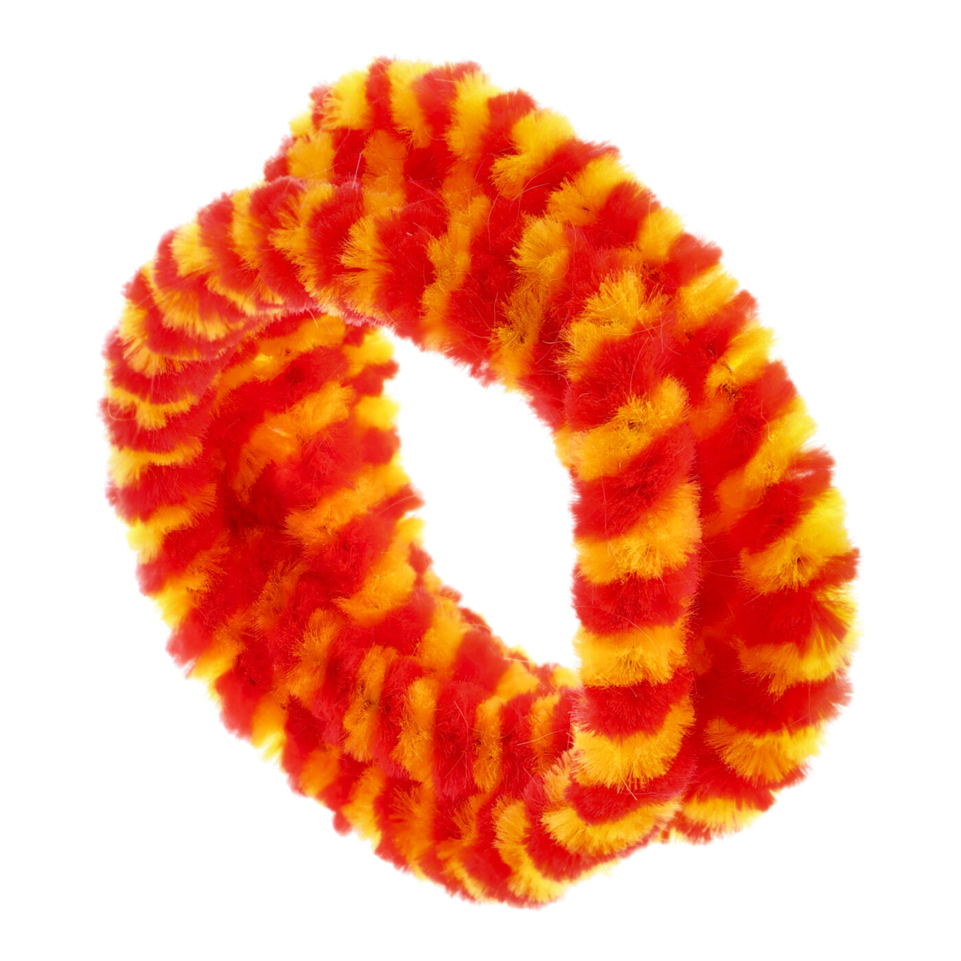 Paar Nabenputzringe - rot/ gelb - für Mokick-Radnabe Ø168 mm, 560 mm lang
