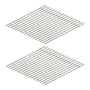 Edelstahlspeichensatz m. Nippel, je 36x - M4-188 mm - f. diverse Geländesport-Umbauten m. 21 Zoll-Felge, GE/GS