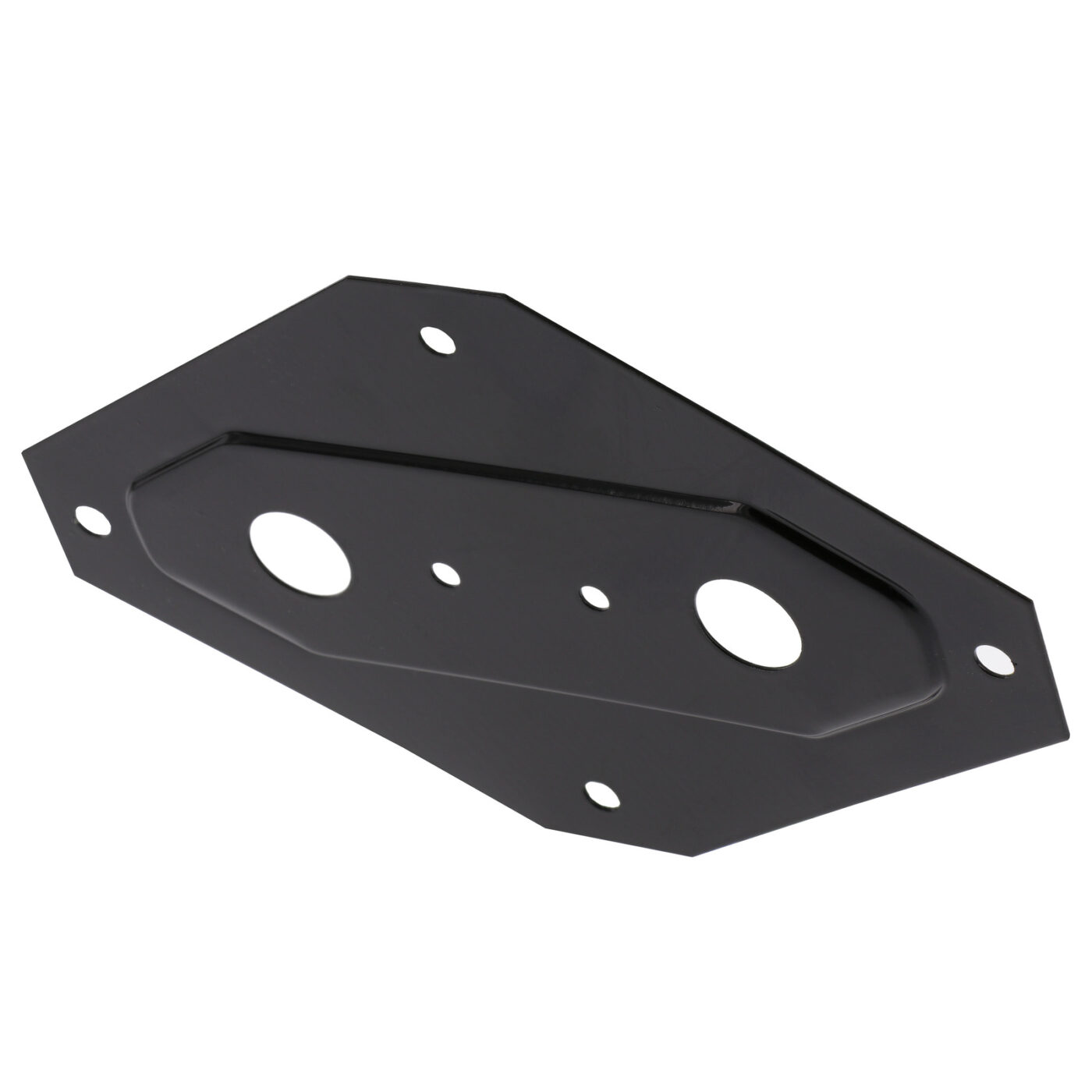 Kennzeichenverstärkung, schwarz PPB - für S70, SR80