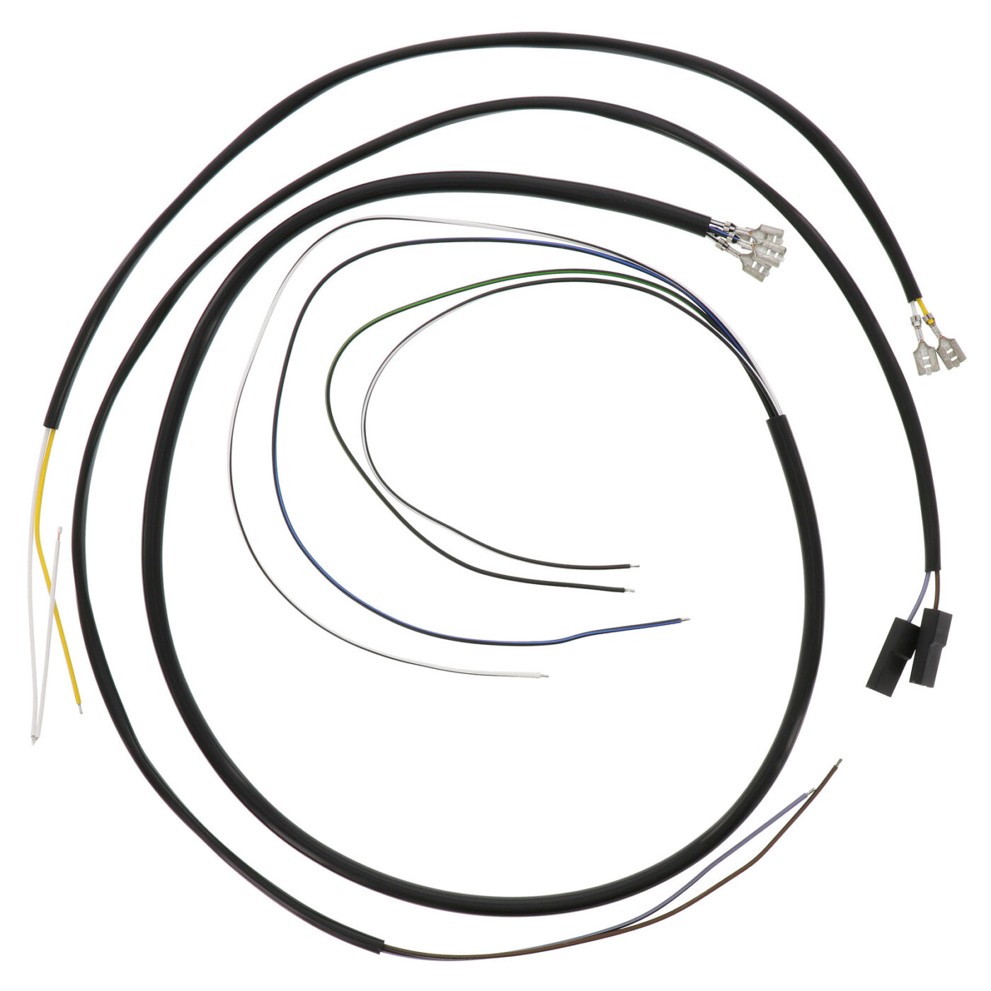 Kabelbaum für Schalterkombination - 6 Volt - mit Lichthupe - flacher Lenker - S51, S70